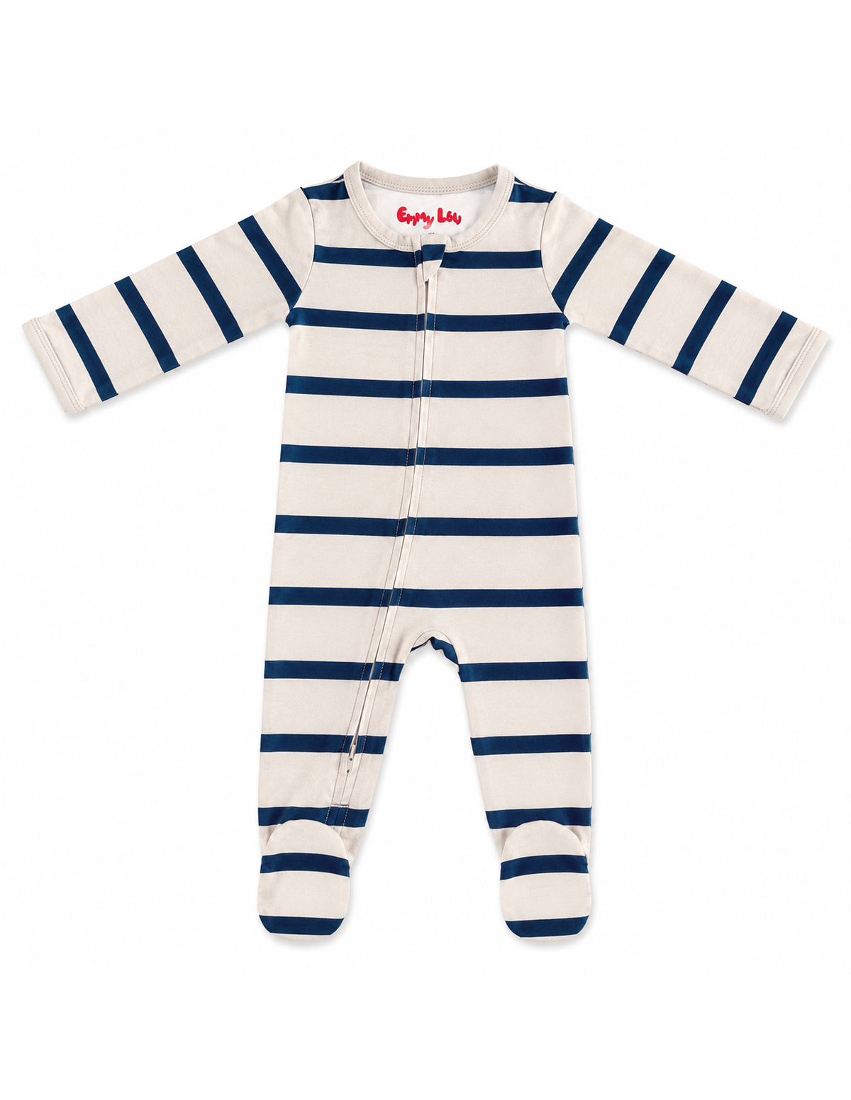 Marine Stripe Footie