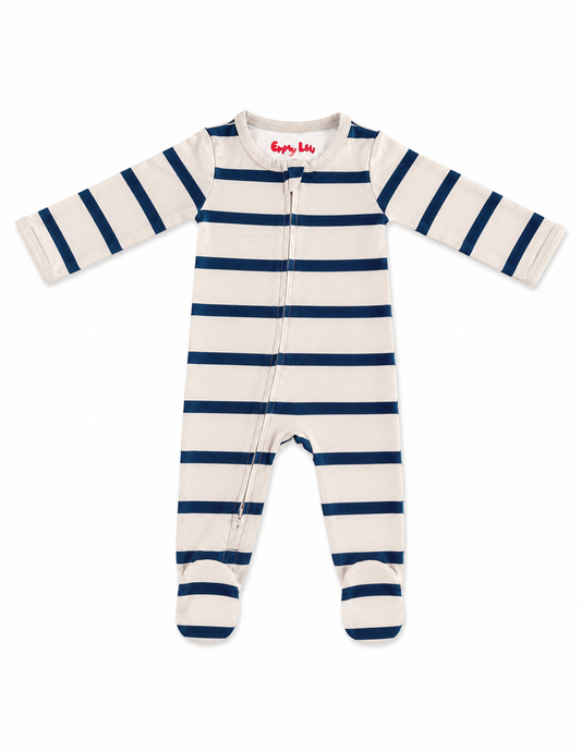 Marine Stripe Footie