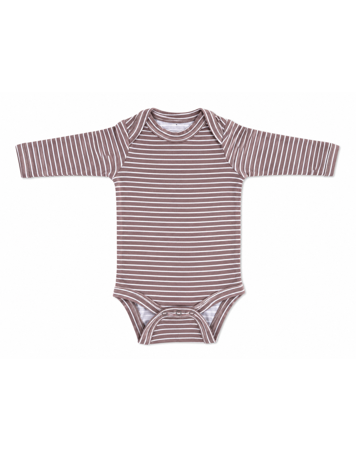 Stone Stripe Long Sleeve Onesie